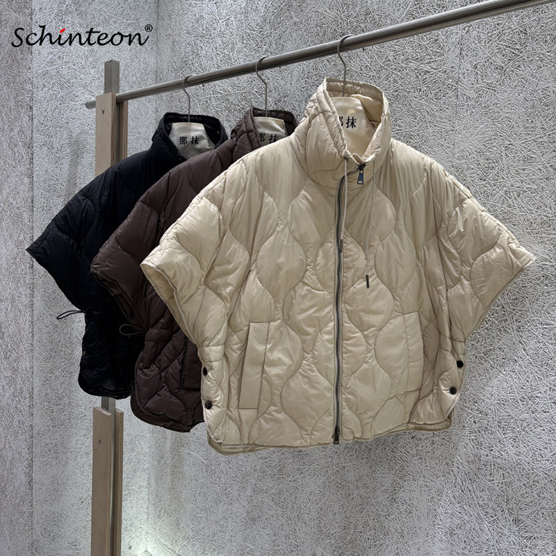 Street Fashion Shanghai - Schinteon Women 90% White Duck Down