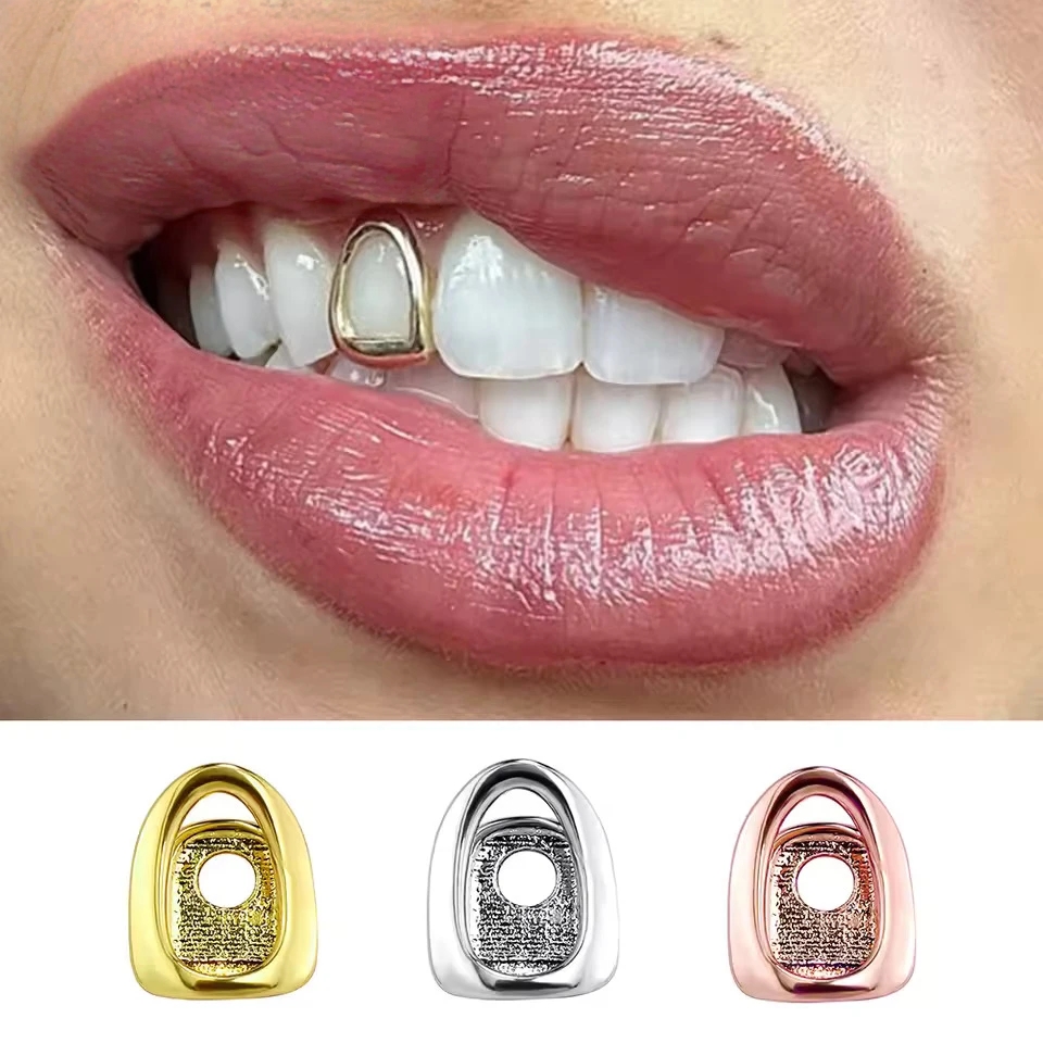 Street Fashion Jewelry - Gold Color Metal Hip Hop Rapper