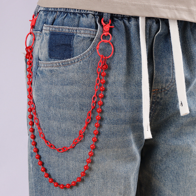 Bright Red Beaded Multi‑Layer  - огляд і ціна Street Fashion Jewelry