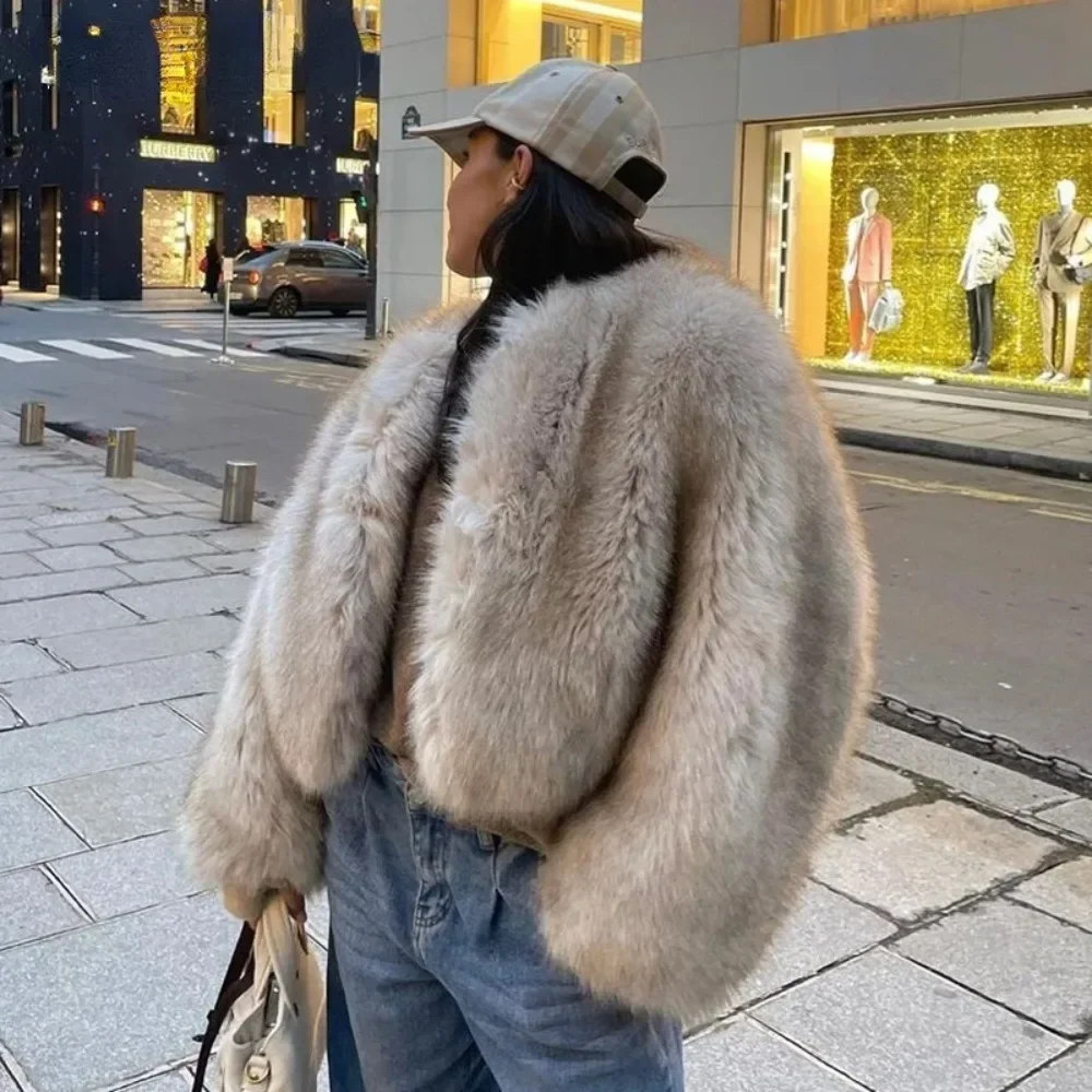 OFTBUY Faux Fur Jacket Women S - огляд і ціна Street Fashion Week