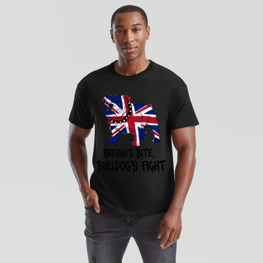 Union Jack Bulldog T-Shirt Bri - огляд і ціна Street Fashion Uk