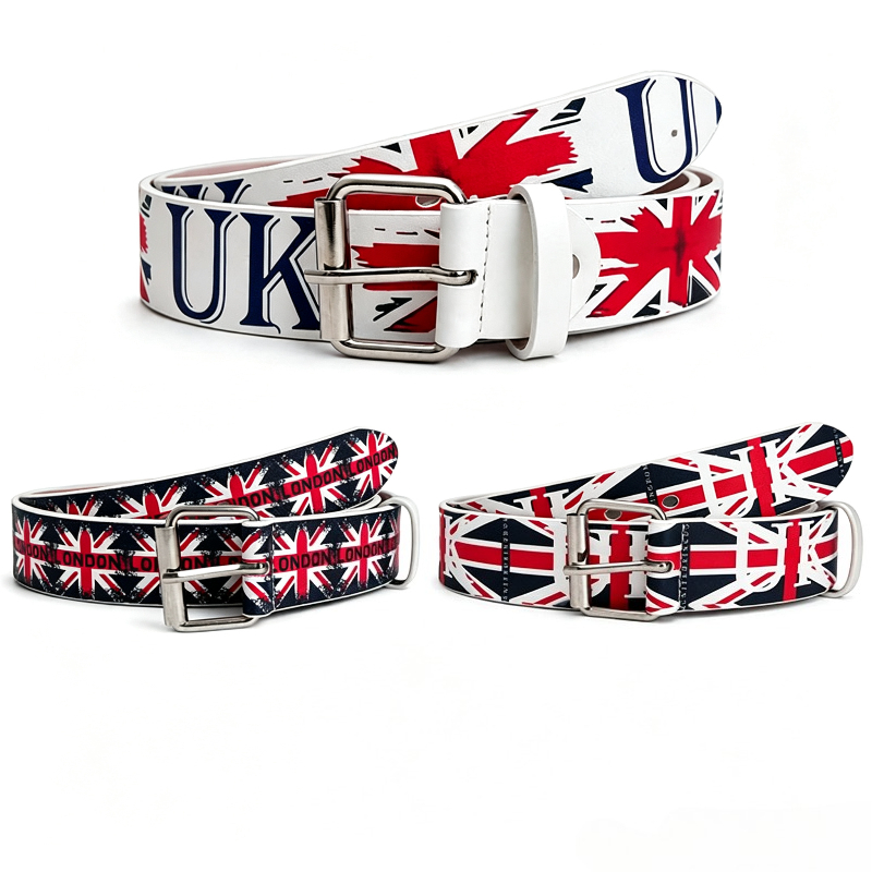 UK Union Jack Flag Print Belt  - огляд і ціна Street Fashion Uk