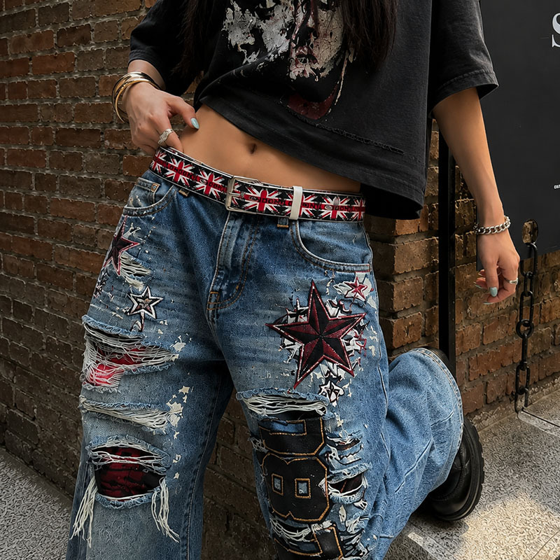 UK Union Jack Flag Print Belt  - огляд і ціна Street Fashion Uk