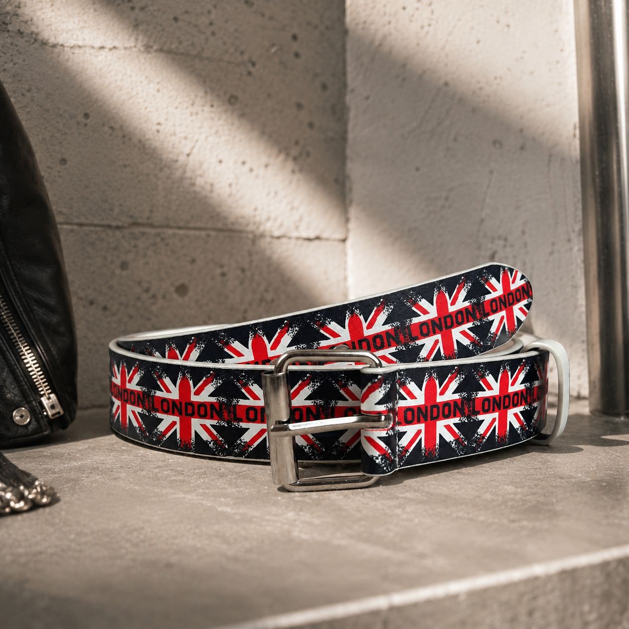 UK Union Jack Flag Print Belt  - огляд і ціна Street Fashion Uk