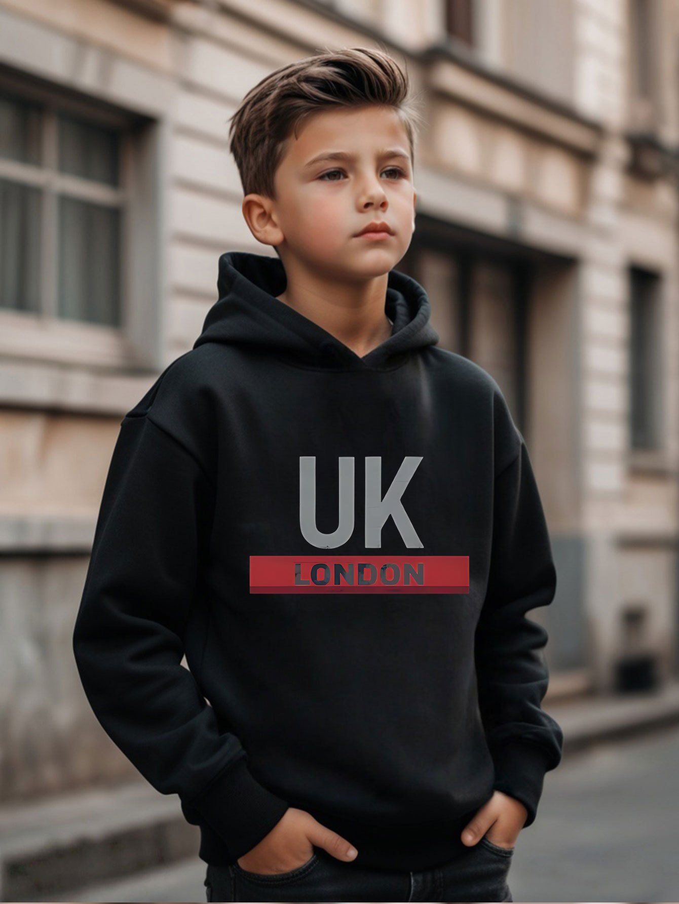 UK London Printed Hoodie Boys' - огляд і ціна Street Fashion Uk