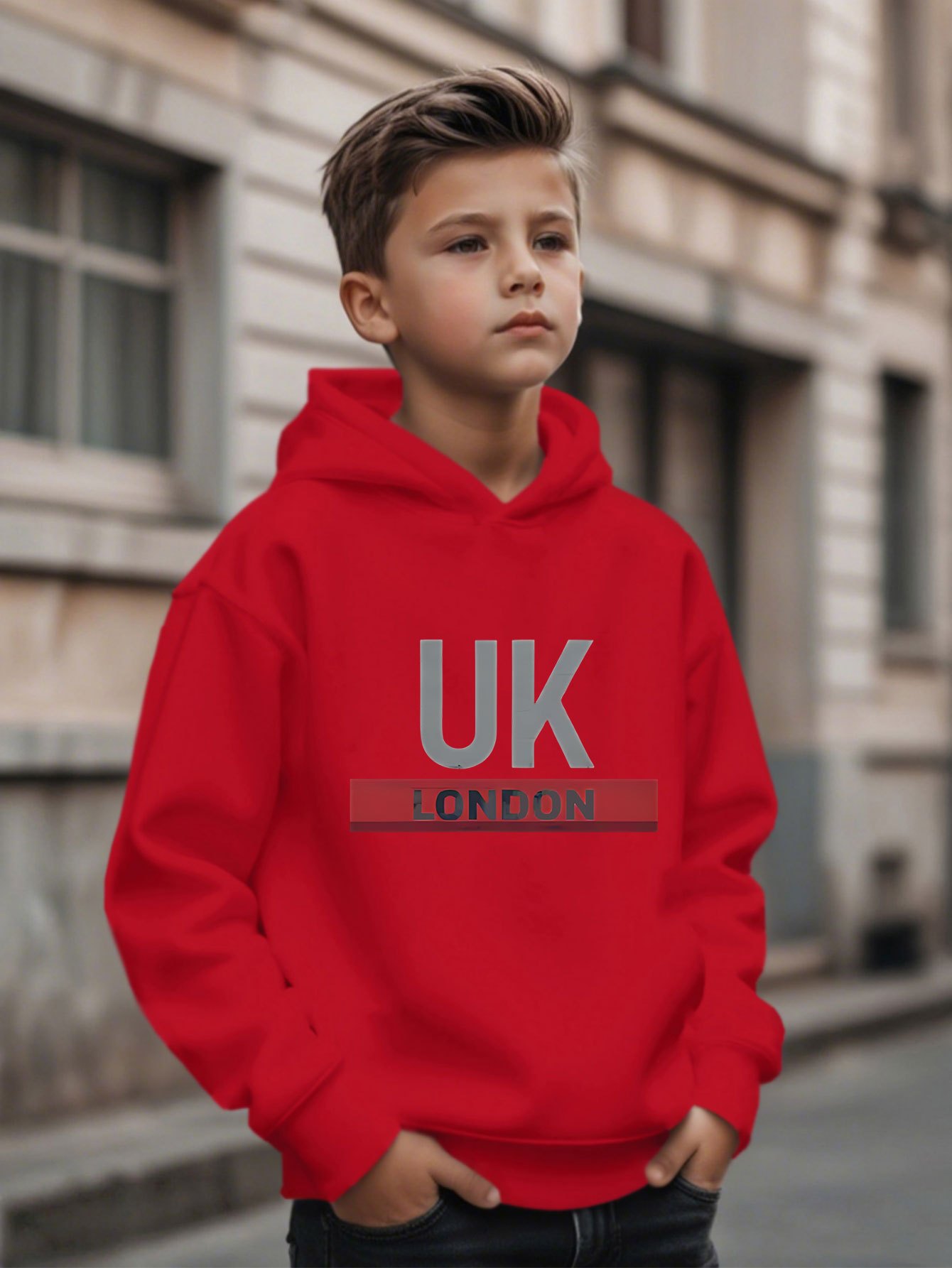 UK London Printed Hoodie Boys' - огляд і ціна Street Fashion Uk