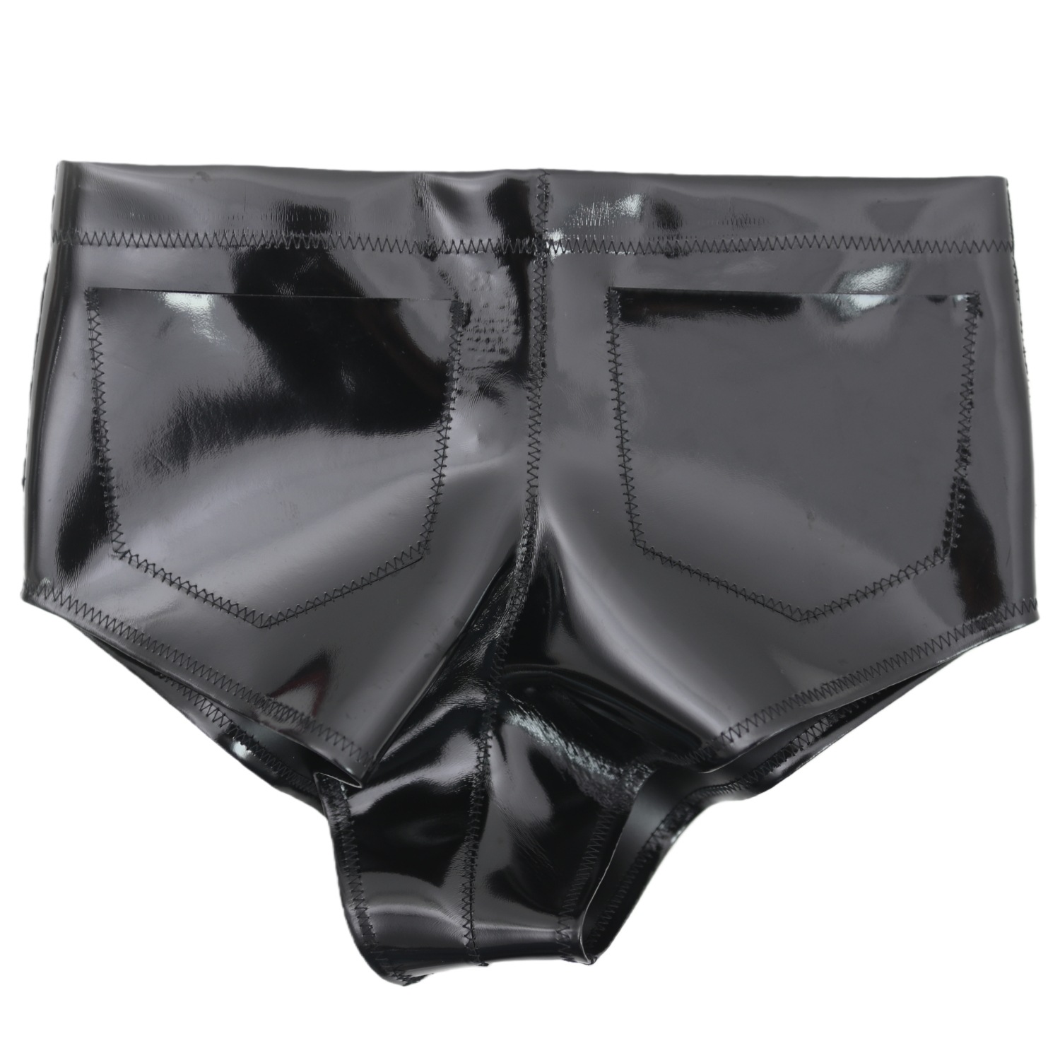 Women Men Glossy Pocket Shorts - огляд і ціна Street Fashion Styles