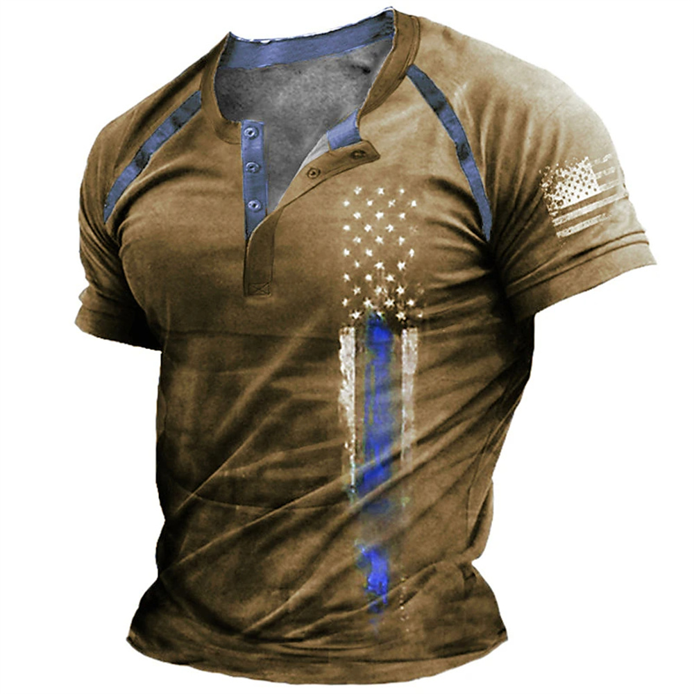 Funny 3D American Flag Print M - огляд і ціна Street Fashion Vintage