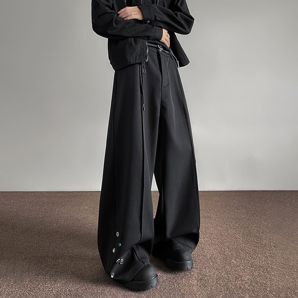 Mens Trousers Button Decoratio - огляд і ціна Street Fashion Youth