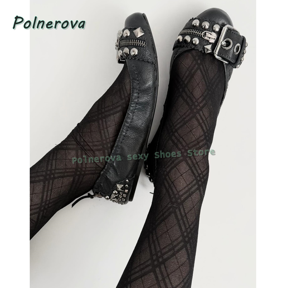 Rivet Belt Buckle Mary Jane Sh - огляд і ціна Street Fashion Styles