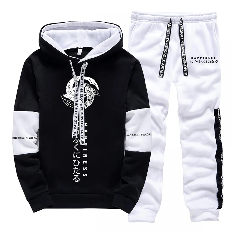 Fashion Men's Tracksuit Print  - огляд і ціна Street Fashion Casual