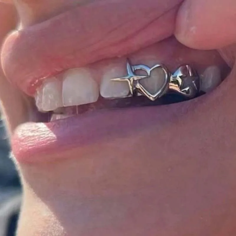 Punk Hip Hop Hollow Heart Teet - огляд і ціна Street Fashion Jewelry