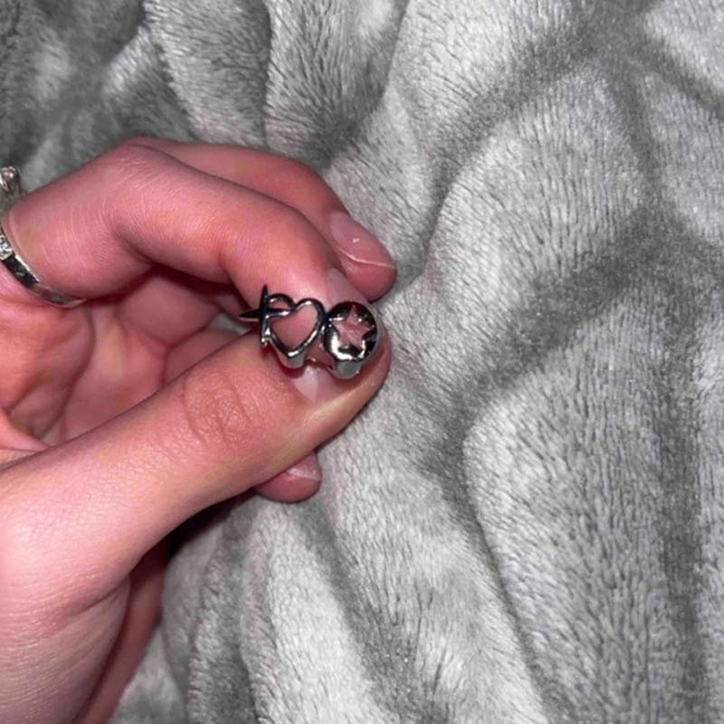 Punk Hip Hop Hollow Heart Teet - огляд і ціна Street Fashion Jewelry