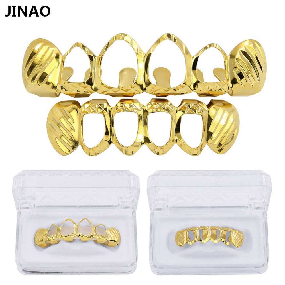 JINAO New Fit D-Cut Grillz Set - огляд і ціна Street Fashion Jewelry