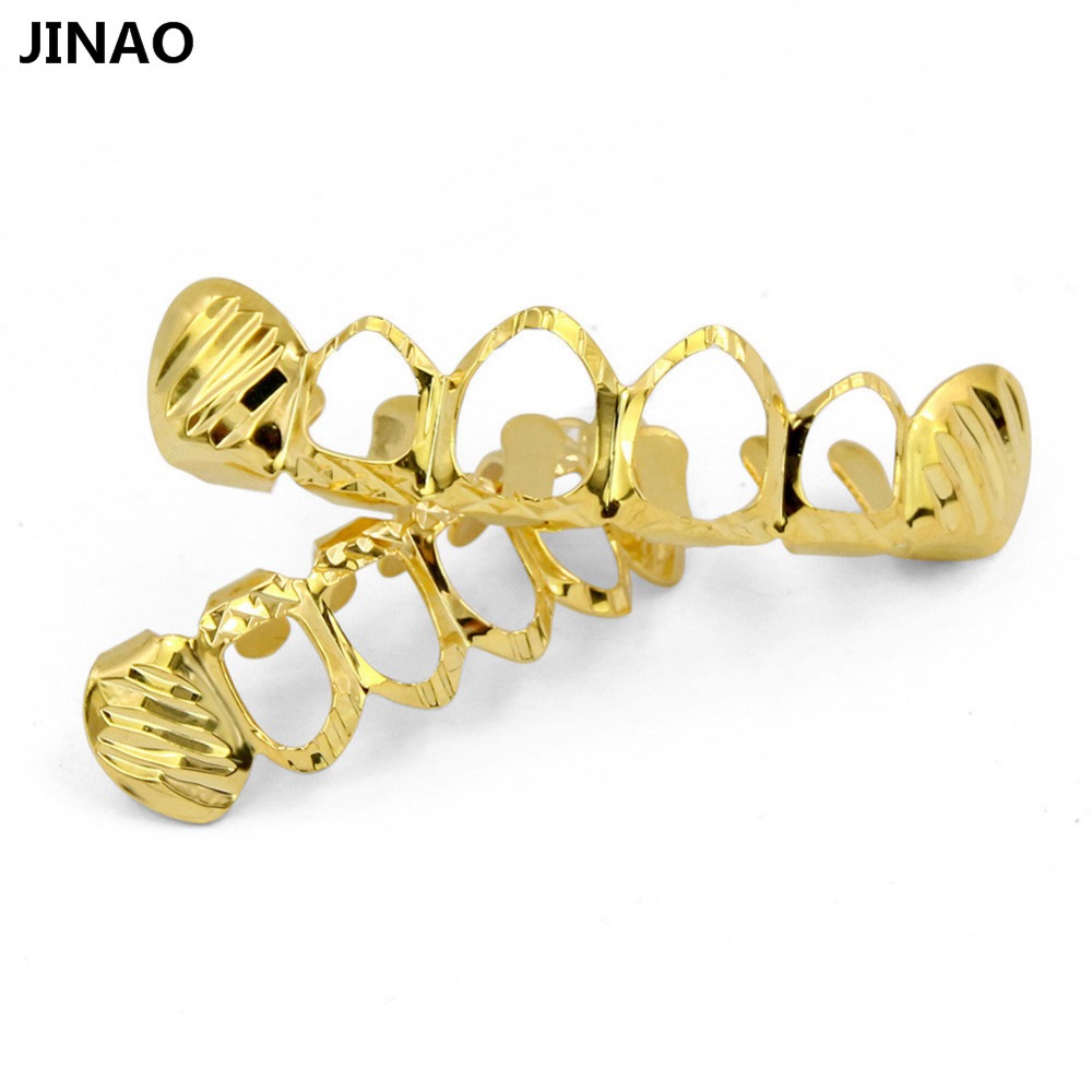 JINAO New Fit D-Cut Grillz Set - огляд і ціна Street Fashion Jewelry