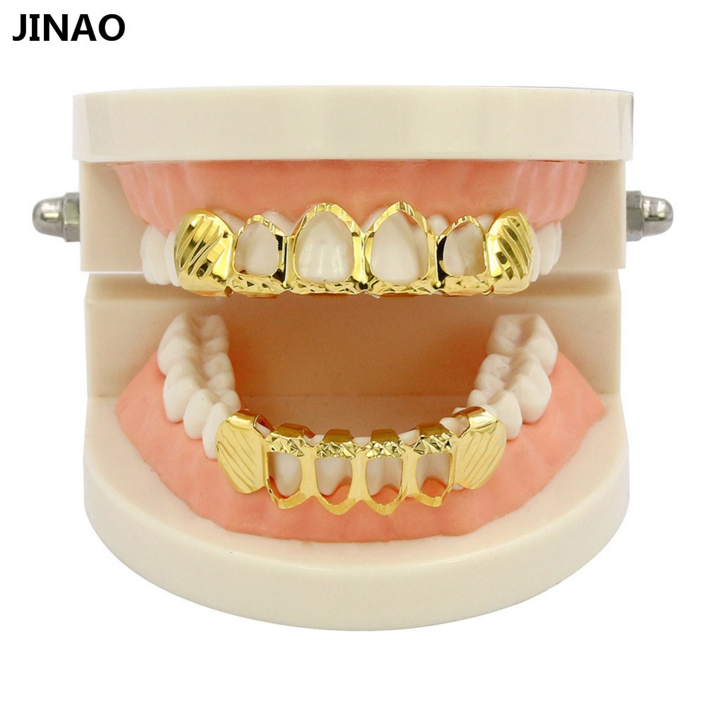 JINAO New Fit D-Cut Grillz Set - огляд і ціна Street Fashion Jewelry