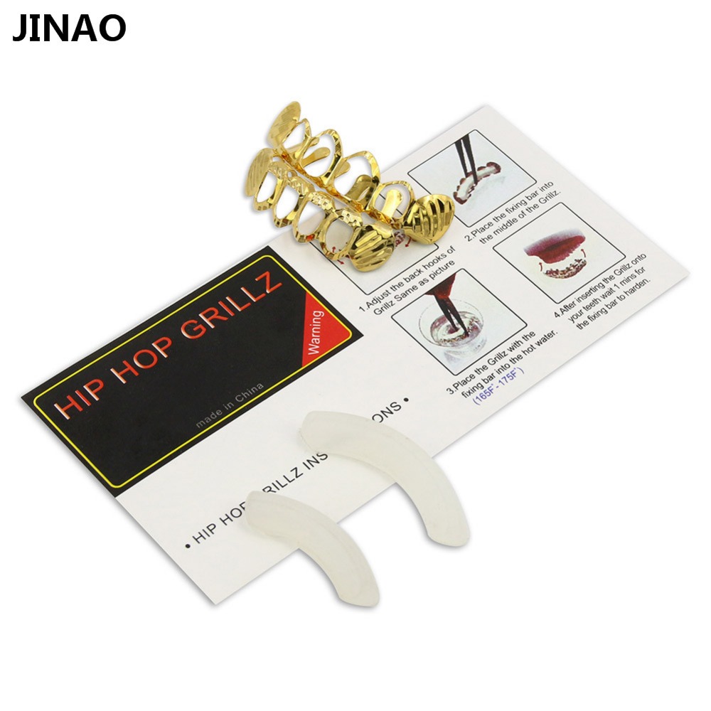 JINAO New Fit D-Cut Grillz Set - огляд і ціна Street Fashion Jewelry