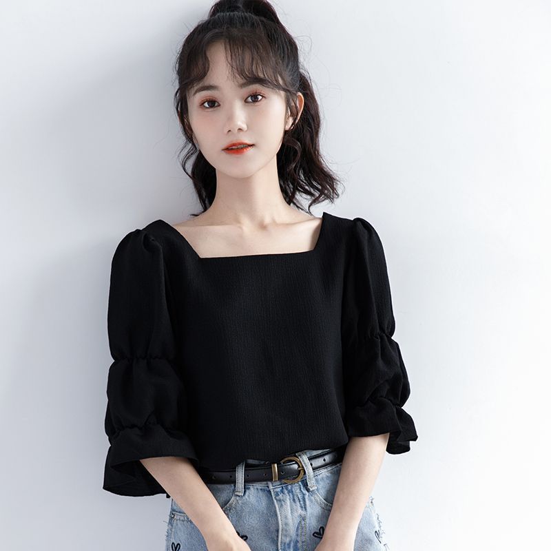 Pleated Short Sleeve Solid Kor - огляд і ціна Street Fashion Youth