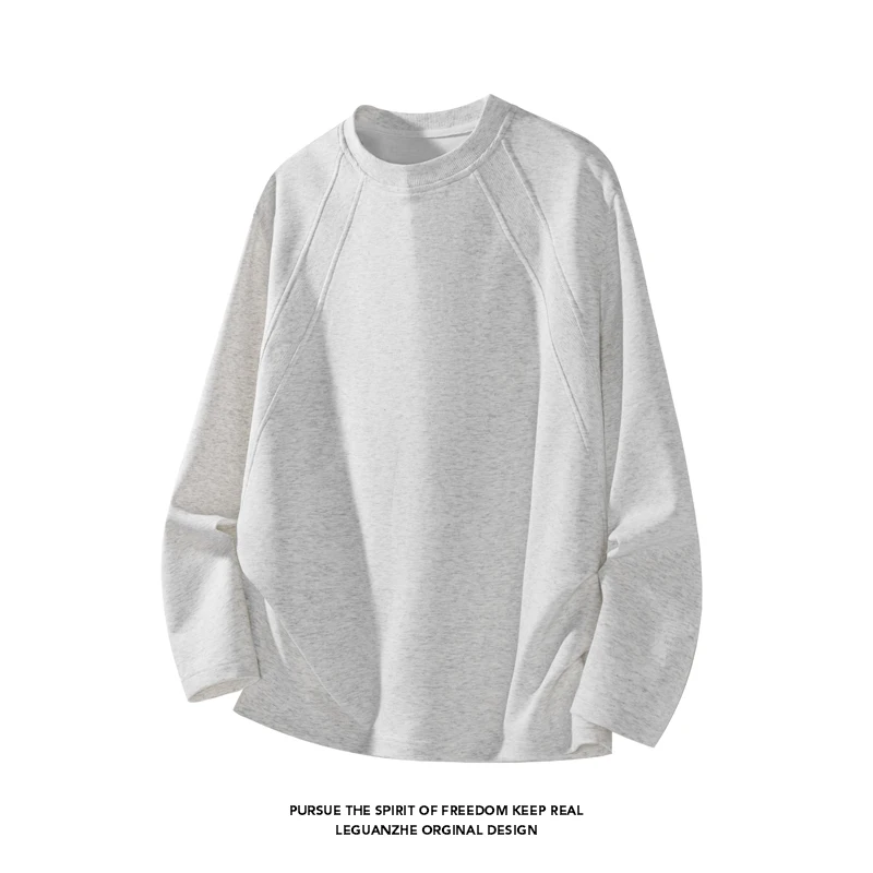 Men Fashion Raglan Seam Crew N - огляд і ціна Street Fashion Casual