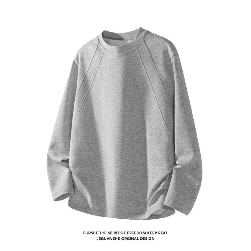 Men Fashion Raglan Seam Crew N - огляд і ціна Street Fashion Casual