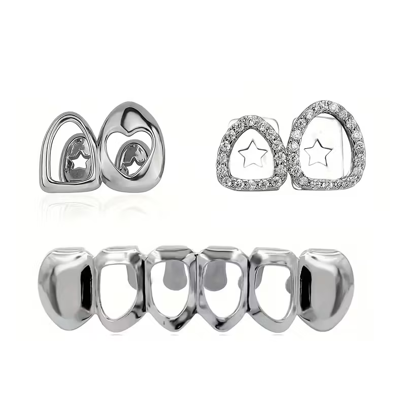 3Pcs Hip Hop Fashion Hollow-Ou - огляд і ціна Street Fashion Jewelry
